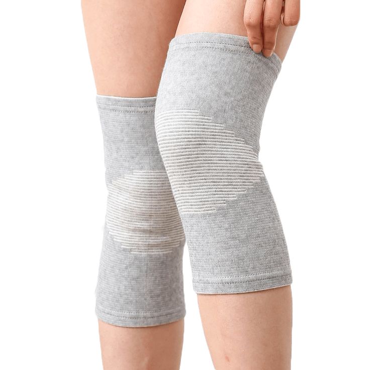 Unisex Bamboo Charcoal Elastic Warm Knee Sleeves