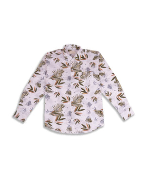 Slim Fit Floral Print Shirt